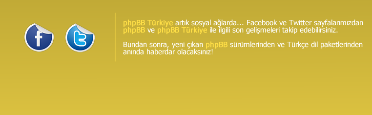 phpBB Türkiye Facebook ve Twitter'da